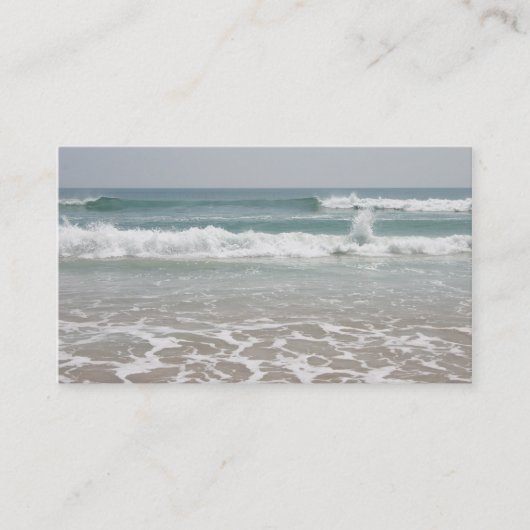 Carte de visite de danse d'océan (Devant)