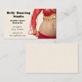 Carte de visite de danse du ventre (Devant / Derrière)
