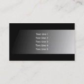 Carte de visite de danse/modélisation (Dos)