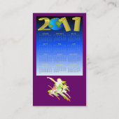 Carte de visite de danse ou de forme physique avec (Dos)