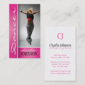 CARTE DE VISITE DE DANSEUR (Devant / Derrière)