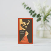 Carte de visite de danseur professionnel (Debout devant)