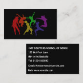 Carte de visite de danseurs (Devant / Derrière)