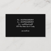 carte de visite de danseurs (Dos)