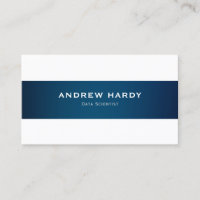 Carte de visite de Data Scientist