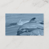 Carte de visite de dauphin de plongée (Dos)