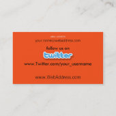 Carte de visite de Davidson de moto - (Dos)