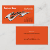 Carte de visite de Davidson de moto (Devant / Derrière)