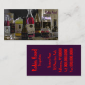 Carte de visite de ~ de Brew de Halloween (Devant / Derrière)