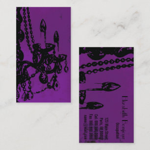Carte de visite de ~ de charme de lustre