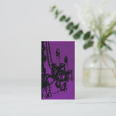 Carte de visite de ~ de charme de lustre (Debout devant)