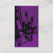Carte de visite de ~ de charme de lustre (Devant)