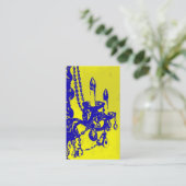 Carte de visite de ~ de charme de lustre (Debout devant)
