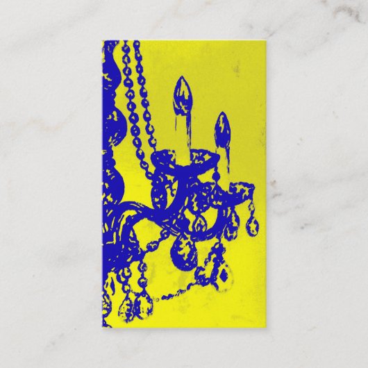 Carte de visite de ~ de charme de lustre (Devant)