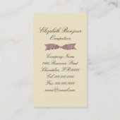 Carte de visite de ~ de la Reine Marie Antoinette (Dos)