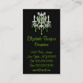 Carte de visite de ~ de lustre de nuit (Dos)