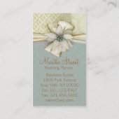 Carte de visite de ~ de wedding planner (Dos)