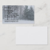 Carte de visite de déblaiement de neige (Devant / Derrière)