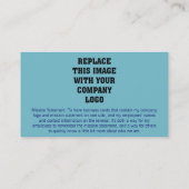 Carte de visite de déclaration de mission Serene B (Dos)