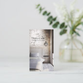 Carte de visite de décorateur de Chambre de (Debout devant)