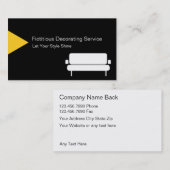 Carte de visite de décoration (Devant / Derrière)