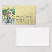 carte de visite de déesse d'astrologie personnalis (Devant / Derrière)