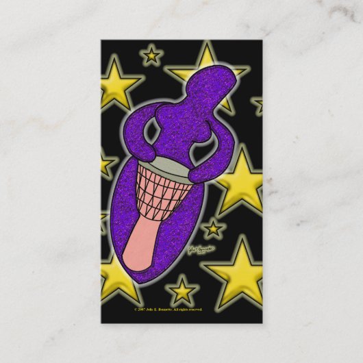 Carte de visite de déesse de tambour (Devant)