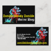 Carte de visite de défenseur de la veuve et de (Devant / Derrière)