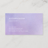 Carte de visite de dégradé holographique (Dos)