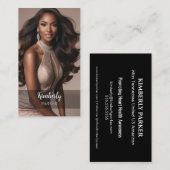 Carte de visite de dégradé minimal (Devant / Derrière)