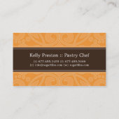 Carte de visite de Delicattessen (Dos)