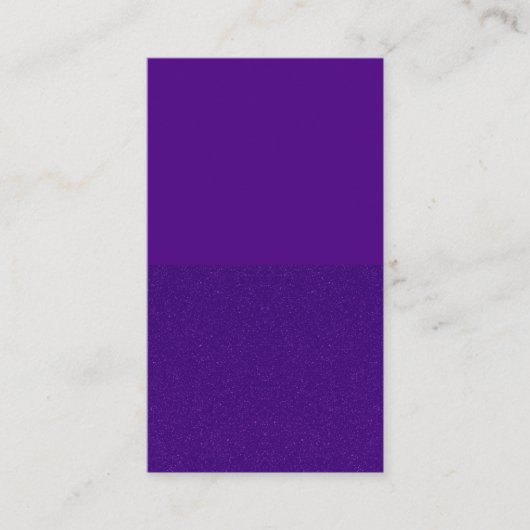 Carte de visite de demi-Parties scintillant violet (Devant)