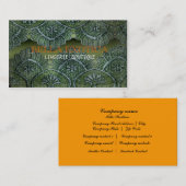 Carte de visite de dentelle de boutique de (Devant / Derrière)