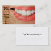 CARTE DE VISITE DE DENTISTE (Devant / Derrière)