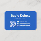 Carte de visite de dentiste avec code QR (Dos)