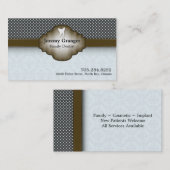 Carte de visite de dentiste - bleu de dent et (Devant / Derrière)