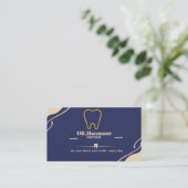Carte de visite de dentiste de luxe (Debout devant)