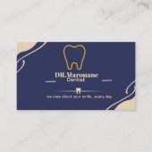 Carte de visite de dentiste de luxe (Devant)