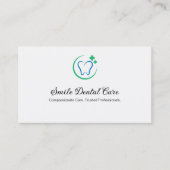 Carte de visite de dentiste | Personnalisable (Devant)