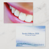 carte de visite de dentiste souriant (Devant / Derrière)
