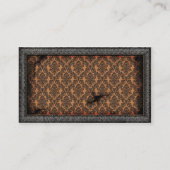 Carte de visite de dents de Steampunk de cadre (Dos)