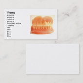 Carte de visite de dents fausses (Devant / Derrière)
