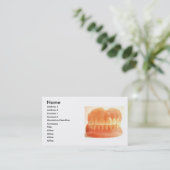 Carte de visite de dents fausses (Debout devant)