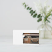 Carte de visite de déplacement de chat (Debout devant)