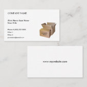 Carte de visite de déplacement/expédition (Devant / Derrière)