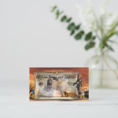 Carte de visite de design africain (Debout devant)