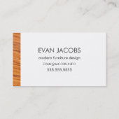 Carte de visite de design Arrière - plan de céréal (Dos)