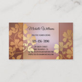 Carte de visite de design de jardin créatif (Dos)