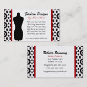 Carte de visite de design de mode (Devant / Derrière)