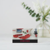 Carte de visite de design d'intérieur (Debout devant)